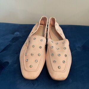 SHUTZ Lili Studded Suede Loafer